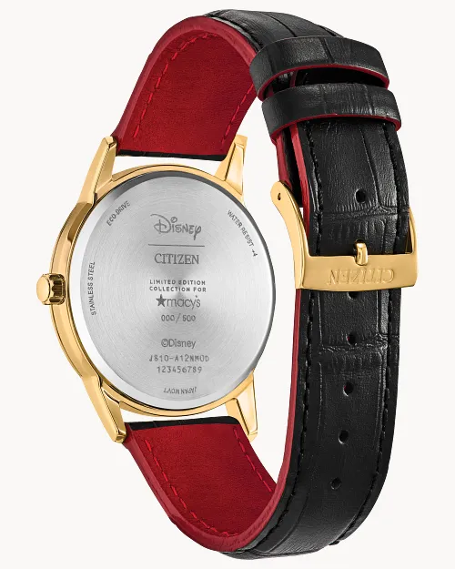 Soaring High Mickey Mouse Black Dial Leather Strap AW1862-06W Soaring High Mickey Mouse Black Dial Leather Strap AW1862-06W